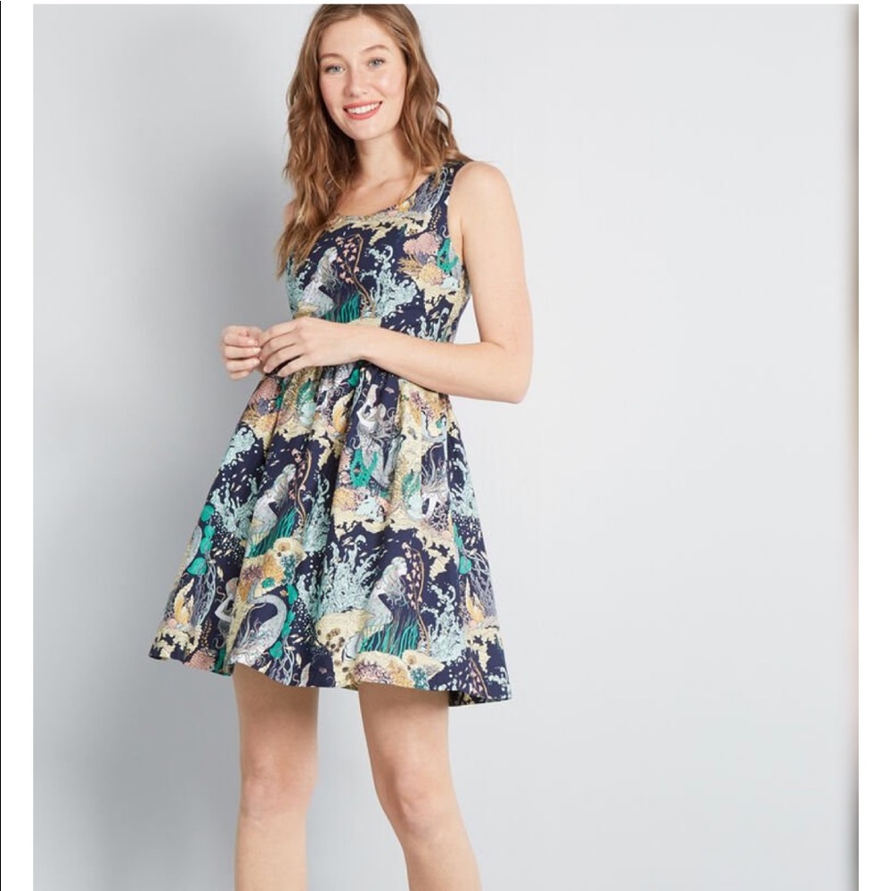 NWT!!! ModCloth x Dupenny Optimistic Effect Dress